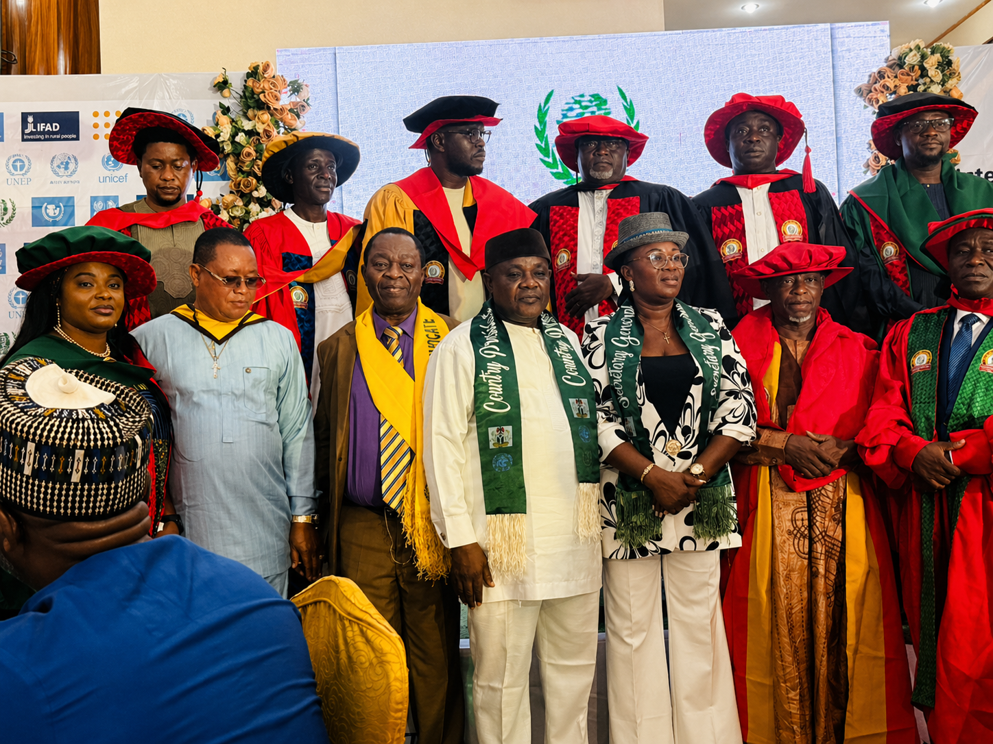 Doctorate Award ceremony moment