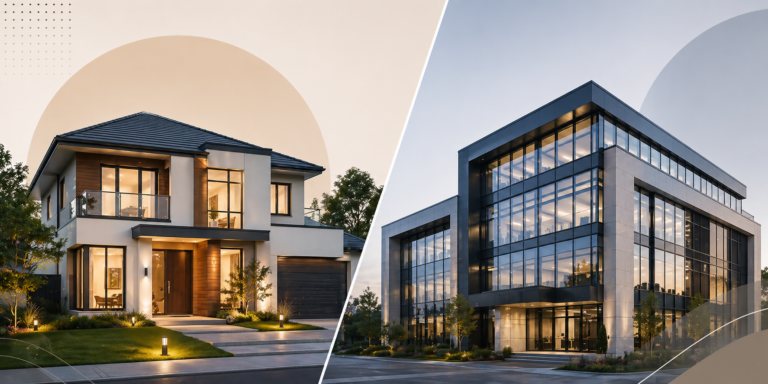 Residential vs Commercial Construction: What You Should Know Before You Build