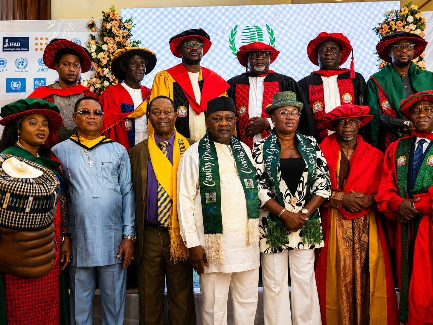 Engr. Dr. Abimbola Adefolalu at the award ceremony