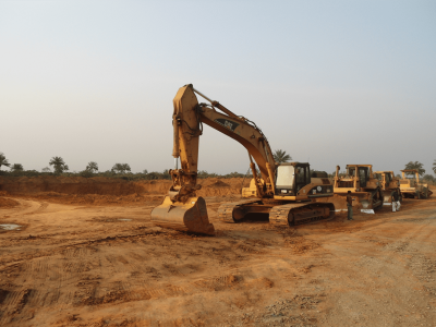 Road construction in Nigeria